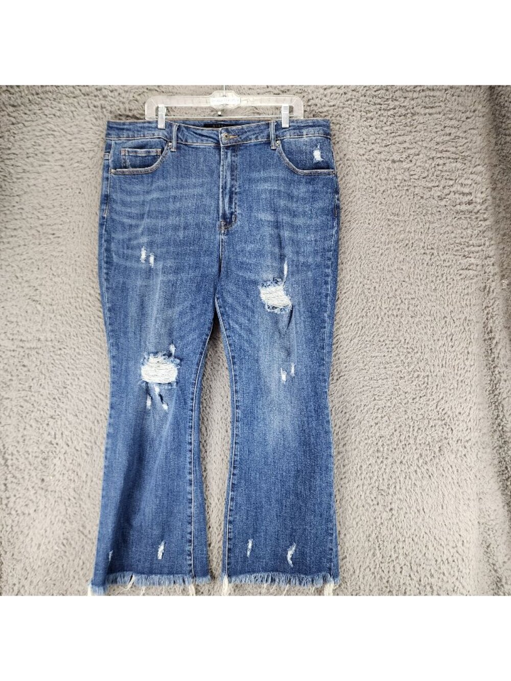 Risen Jeans Womens 3XL Blue Stretch Denim Bootcut